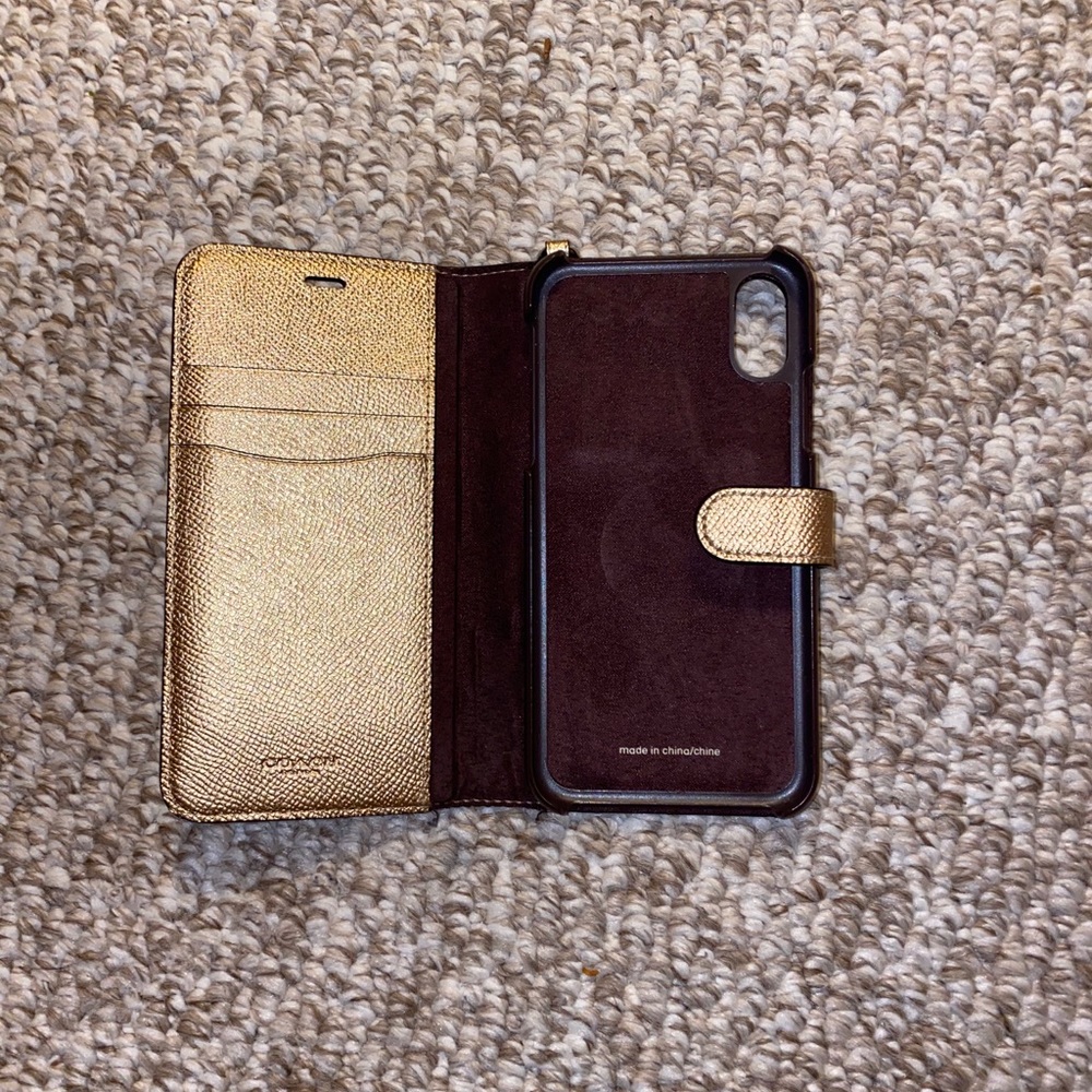 Coach iPhone holder wristlet